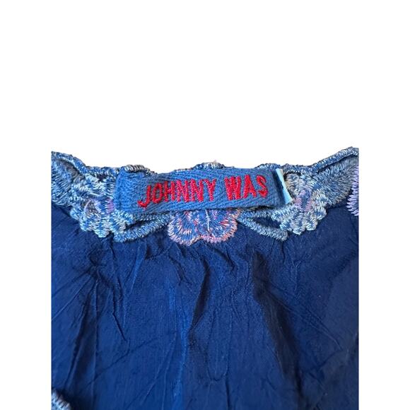 Johnny Was Pari Embroidered Tunic Top - Picture 4 of 6